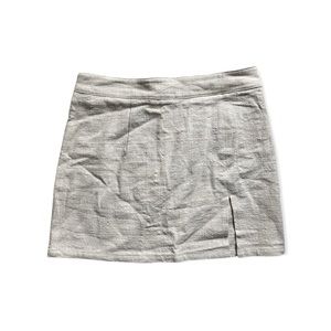 The Lola Mini Skirt Oatmeal